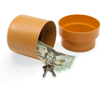 Secret Safe Flower Pot With Key Lock